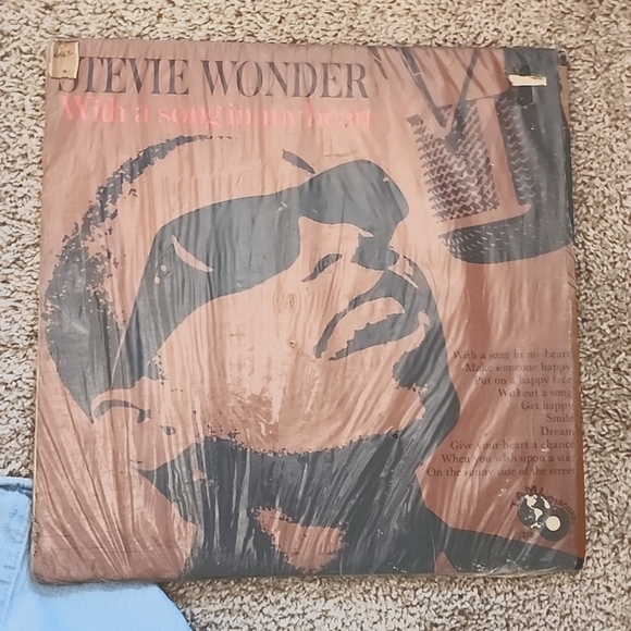 Vintage*Stevie Wonder Vinyl Record 